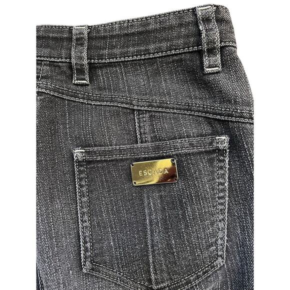 Escada Silver Trimmed Women's Black Jeans. Size 34.‎ Pre-owned Condition - Picture 4 of 4